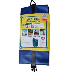 Seattle Sports H2Zero Omni Dry Stuff Sack Medium Blue Waterproof Gear Bag USA